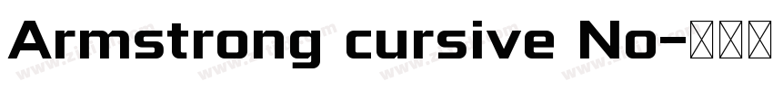 Armstrong cursive No字体转换